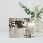 Parijse kinderen 1940 Frankrijk Feestdagenkaart (Staand voorkant)