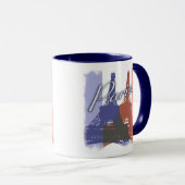 Parijse koffie mok (Voorkant rechts)