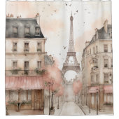  Parijse lentebloesem Douchegordijn (Voorkant)