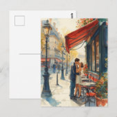 Parijse Liefde Briefkaart (Voorkant / Achterkant)