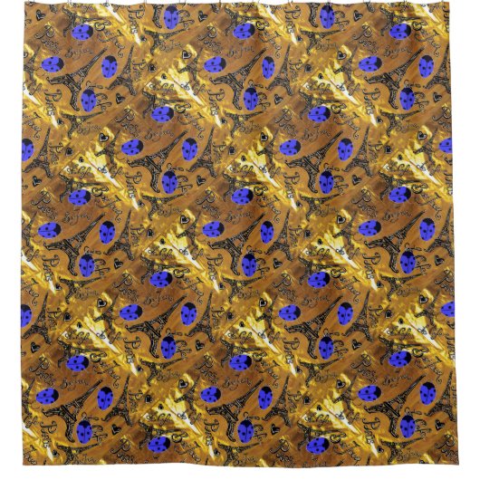 PARIJSE LIEVEHEERSBEESTJES DOUCHEGORDIJN (Voorkant)