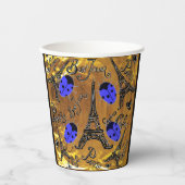 PARIJSE LIEVEHEERSBEESTJES PAPIEREN BEKERS (Voorkant)