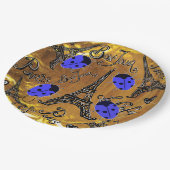 PARIJSE LIEVEHEERSBEESTJES PAPIEREN BORDJE (Gekanteld)