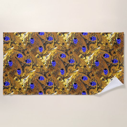 PARIJSE LIEVEHEERSBEESTJES STRANDLAKEN (Voorkant)