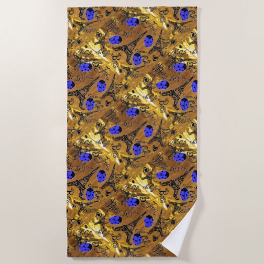 PARIJSE LIEVEHEERSBEESTJES STRANDLAKEN (Voorkant)