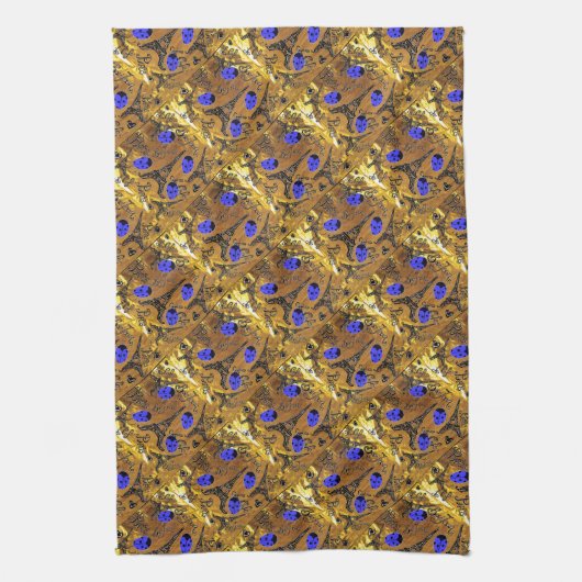 PARIJSE LIEVEHEERSBEESTJES THEEDOEK (Verticaal)