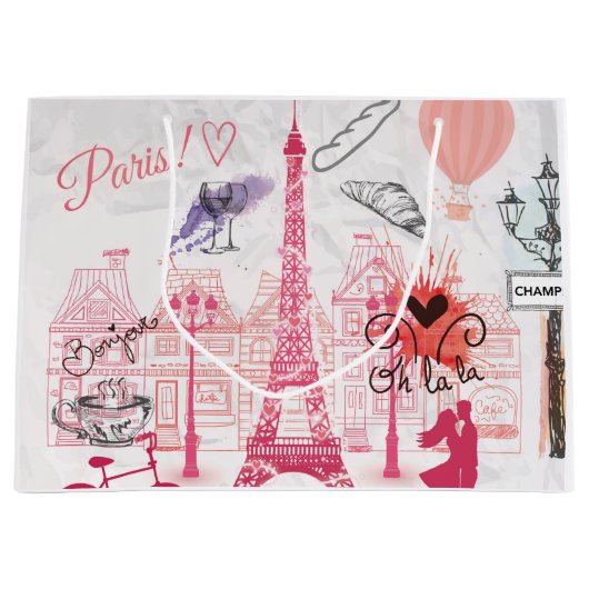 Parijse magie groot cadeauzakje (Voorkant)