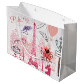 Parijse magie groot cadeauzakje (Achterkant Gekanteld)