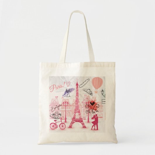 Parijse magie tote bag (Voorkant)