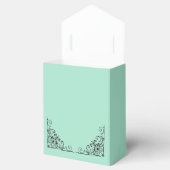 Parijse Munt Groen Zwart Zoet Zestien Datum Bedankdoosjes (Geopend)