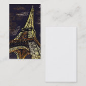 parijse nachten visitekaartje (Voorkant / Achterkant)