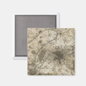 Parijse omgevingsmachines magneet (Voorkant / Achterkant)