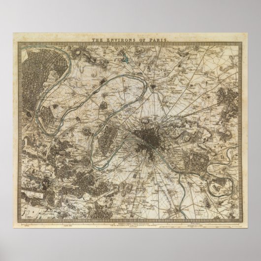 Parijse omgevingsmachines poster (Voorkant)