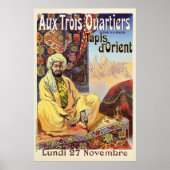  Parijse Oriental Carpets store adverteren Poster (Voorkant)