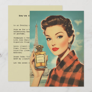 Parijse parfum en elegantie kaart