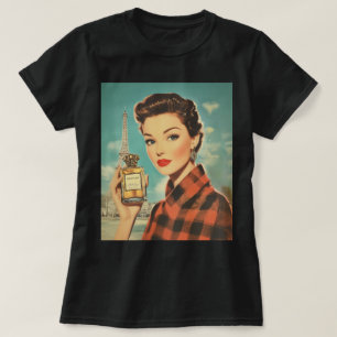 Parijse parfum en elegantie t-shirt