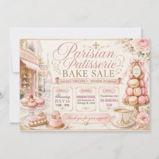 Parijse Patisserie Bakverkoop Kaart