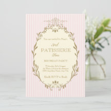 Parijse Patisserie Franse Vintage Stijl Roze