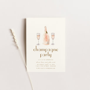 Parijse Patisserie Party Invitation Sjabloon Kaart