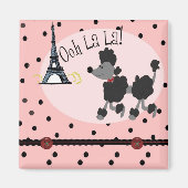 Parijse poedel magneet (Voorkant)