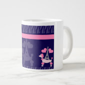 Parijse poedel uit de jaren vijftig grote koffiekop (Voorkant rechts)