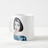 Parijse Pop Mood Koffiemok (Voorkant links)