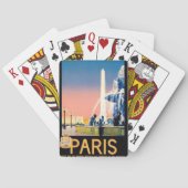  Parijse reisreclame Speelkaarten (Achterkant)