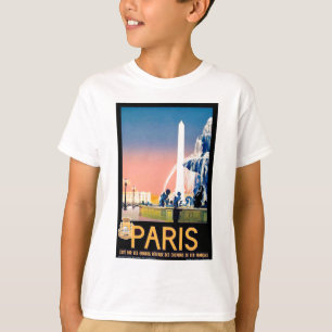  Parijse reisreclame T-shirt