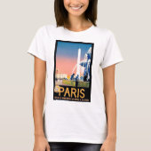 Parijse reisreclame T-shirt (Voorkant)