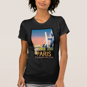  Parijse reisreclame T-shirt