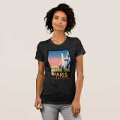  Parijse reisreclame T-shirt (Voorkant volledig)