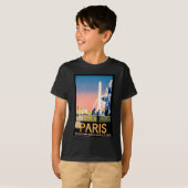 Parijse reisreclame T-shirt (Voorkant volledig)