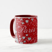 Parijse romantiek mok (Voorkant links)