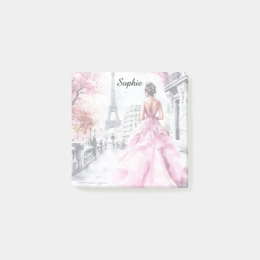 Parijse romantiek post-it® notes (Voorkant)