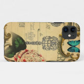 Parijse sleutels Camellia Frans Botanisch Case-Mate iPhone Case (Achterkant (horizontaal))