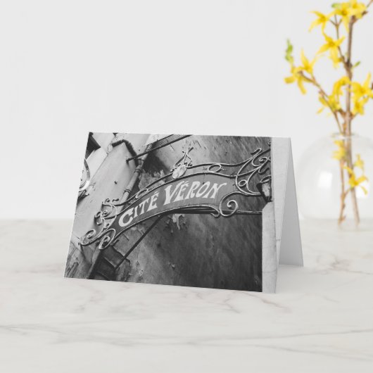 PARIJSE STEEG. KAART (Gele Bloem)