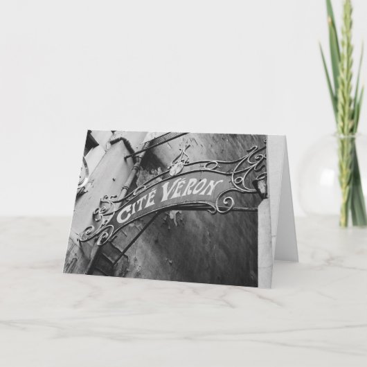 PARIJSE STEEG. KAART (Voorkant)