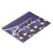 Parijse Sterrennacht; Eiffeltoren Notitieboek (Linkerzijde)