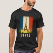 Parijse Stijl T-shirt (Voorkant)