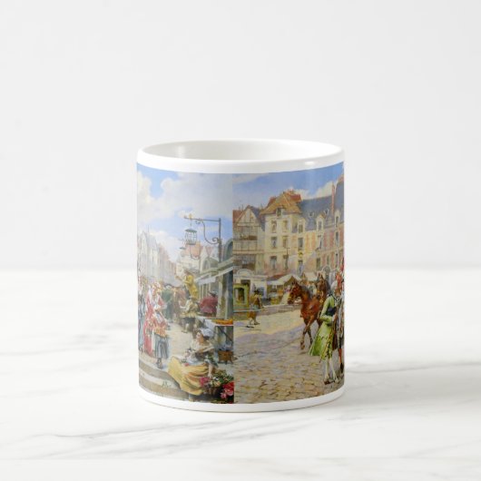 Parijse straat schilderen mok (Center)