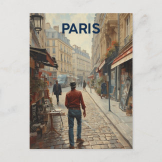 Parijse Straten Briefkaart
