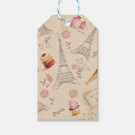 Parijse Sweets Cadeaulabel