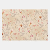 Parijse Sweets Inpakpapier Vel (Voorkant 3)