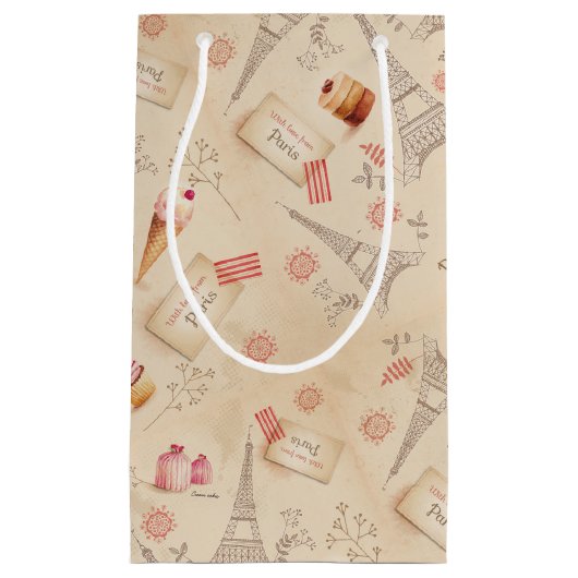 Parijse Sweets Klein Cadeauzakje (Voorkant)