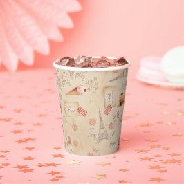 Parijse Sweets Papieren Bekers