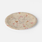 Parijse Sweets Papieren Bordje (Gekanteld)
