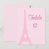  Parijse tafelnummer (Voorkant / Achterkant)