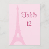  Parijse tafelnummer (Voorkant)