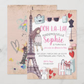 Parijse thema-tweeling kaart (Voorkant / Achterkant)