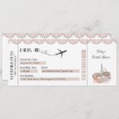 Parijse uitnodiging, Parijs thema feest uitnodigin Kaart (Voorkant / Achterkant)